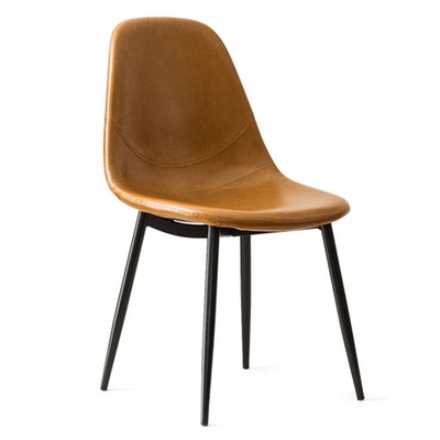 furniture upholstered leather dining chair vintage