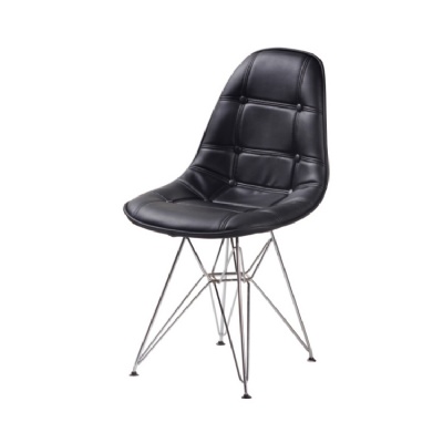 furniture upholstered leather dining chair vintage