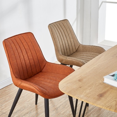 upholstered leather chairs designs sedie sala da pranzo vintage