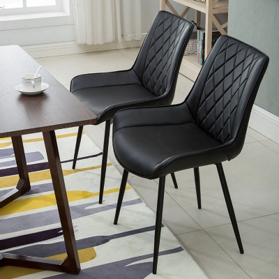 Wholesale modern design nordic black dining chair