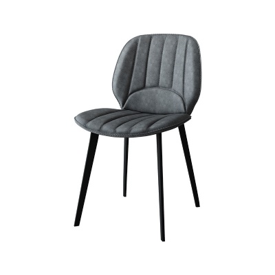 cafe chairs metal frame pu leather restaurant chairs chaise