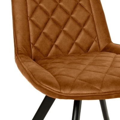 modern nordic hotel chair metal frame leather formal dining chair