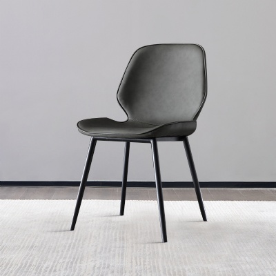 restaurant hotel supplies chair pu leather nordic dining chair