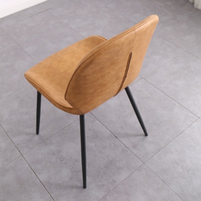 restaurant hotel supplies chair pu leather nordic dining chair
