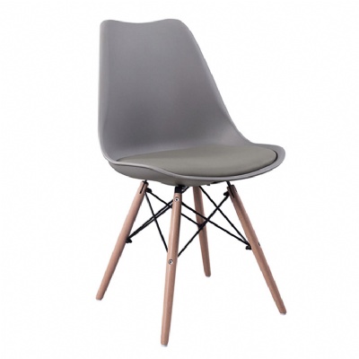 commercial furniture restaurant chair design wood leg plastic chair chaise en plastique