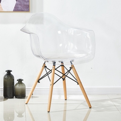 wood leg dinning chairs nordic plastic chairs acrylic chair