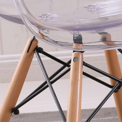 wood leg dinning chairs nordic plastic chairs acrylic chair