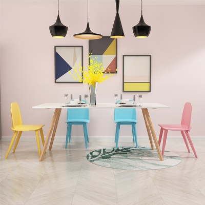 simple design chair plastic chairs with metal legs