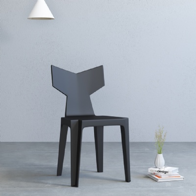 nordic plastic chair dining chair bar shark