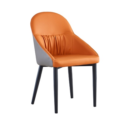 mid century leather lounge chair for cafe modern scandinavian dinning chairs