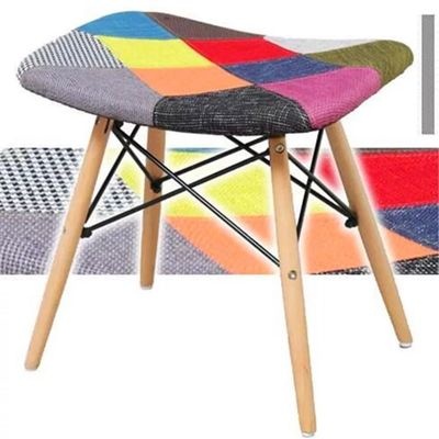 antique european style fabric ottoman bench stool