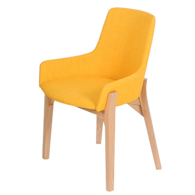 dining chair upholstered leather fabric accent chair