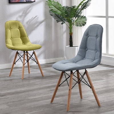 dining upholstered leather fabric accent chair