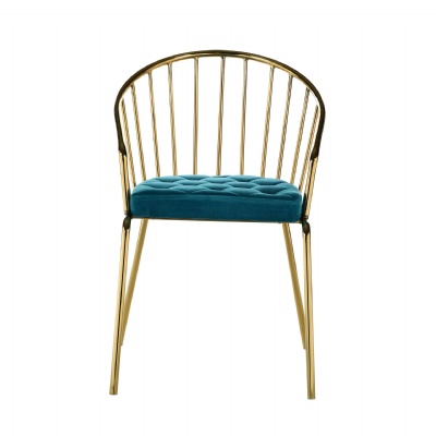 golden leg velvet dining chair staibless steel