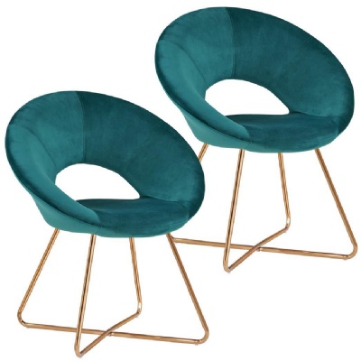 golden leg velvet dining chair staibless steel