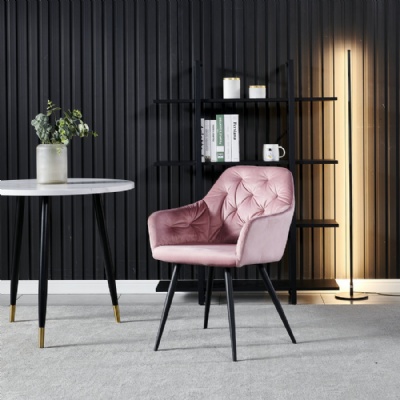 metal black velvet accent mid century arm velvet chair