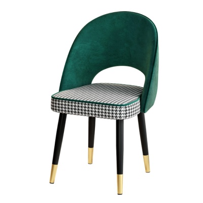 metal black velvet accent mid century arm velvet chair