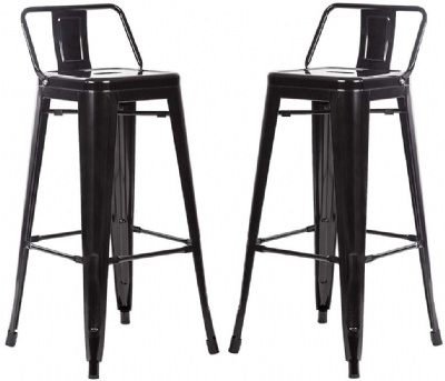 stackable chair metal frame backrest stool coffee chair