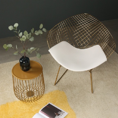 industrial high quality dining chair legs gold round