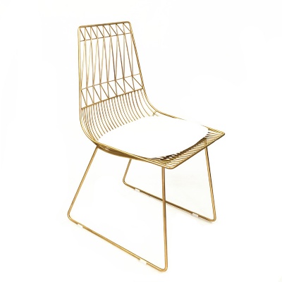 industrial classic design dining chairs modern luxury gold leg