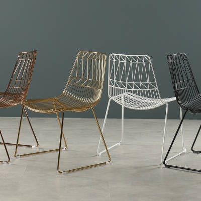 industrial classic design dining chairs modern luxury gold leg