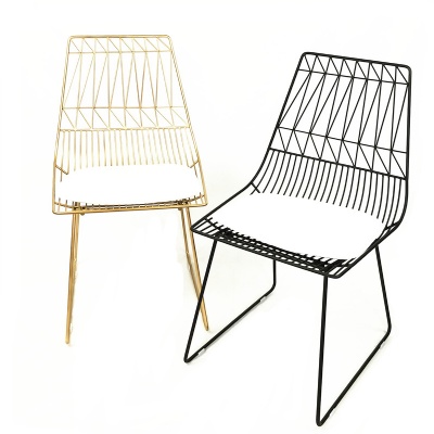 industrial classic design dining chairs modern luxury gold leg