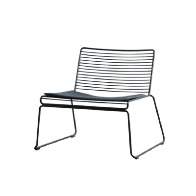 black home furniture classic metal wire chair