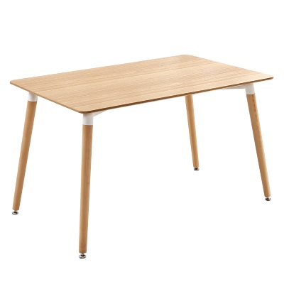 Solid wood leg mdf cafe furniture table coffee dinning table