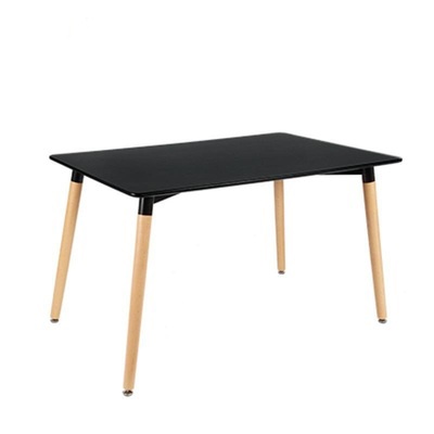 Solid wood leg mdf cafe furniture table coffee dinning table