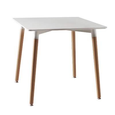 Solid wood leg mdf cafe furniture table coffee dinning table