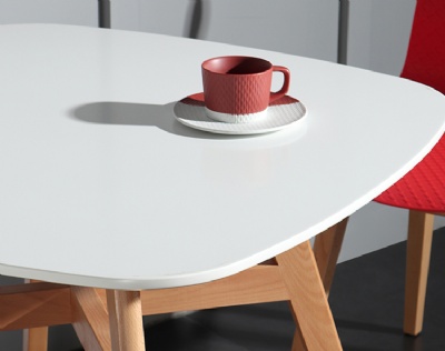 Solid wood leg board solid wood leg coffee table mdf