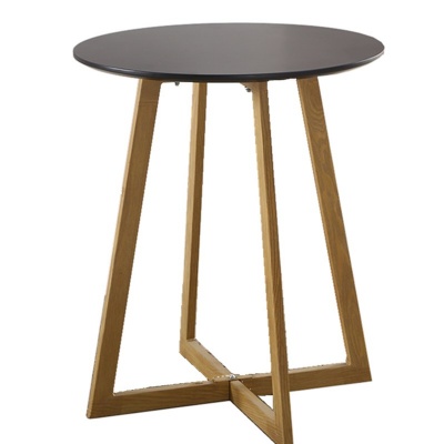 Solid wood leg mdf wooden dinning table