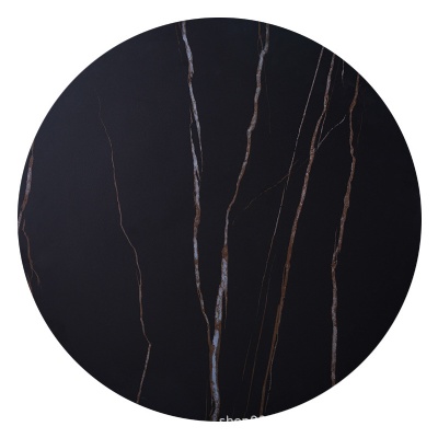 metal leg design nordic marble round coffee table