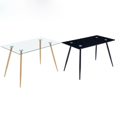 rectangle 10mm tempered table top glass dining coffee tables