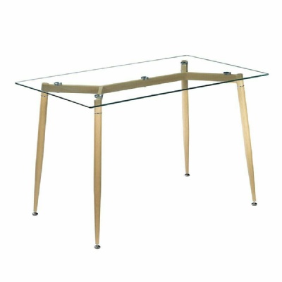 rectangle 10mm tempered table top glass dining coffee tables