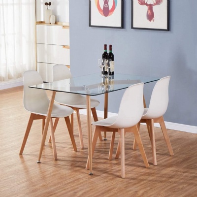 rectangle 10mm tempered table top glass dining coffee tables