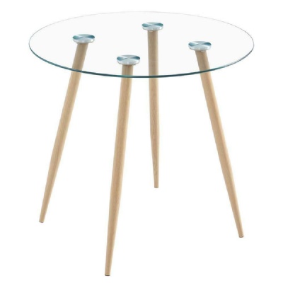 round 10mm tempered table top glass dining coffee tables