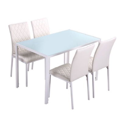 rectangle tempered glass european style classic design office table