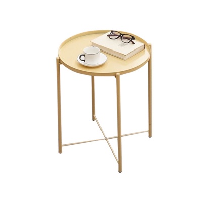 nordic metal frame side tea cafe metal gold coffee table