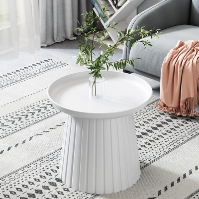 nordic new design round plastic coffee tables set