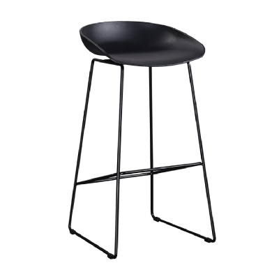 high bar stool metal leg plastic bar stools for kitchen