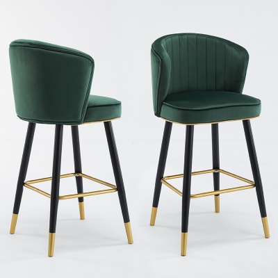 luxury hot sell bar furniture pu leather stool chairs