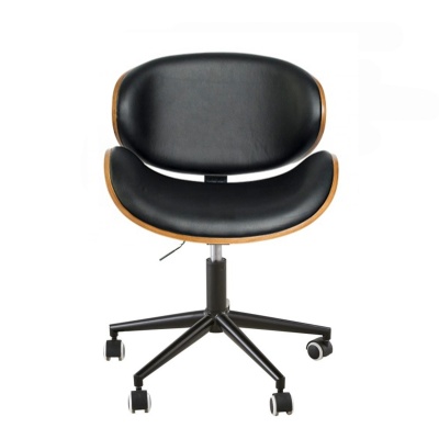 luxury metal adjustable swivel leather seat bistro counter bar chair