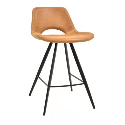 pu leather height luxury leather red high stool bar chair