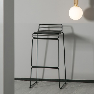 nordic iron restaurant vintage metal wire bar stool chairs