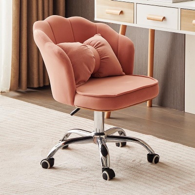 luxury metal flower shape kitchen high chairs bar stool velvet
