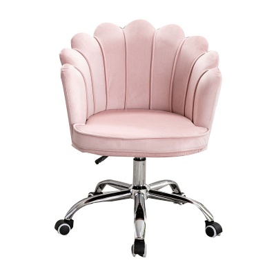 luxury metal flower shape kitchen high chairs bar stool velvet