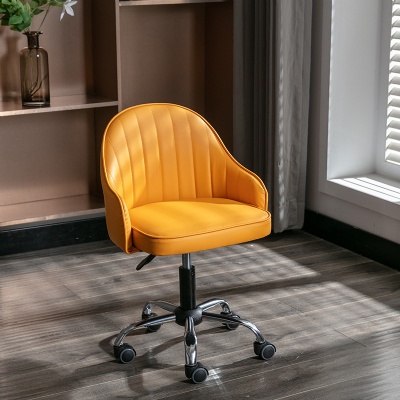 luxury metal adjustable swivel leather seat bistro counter bar chair