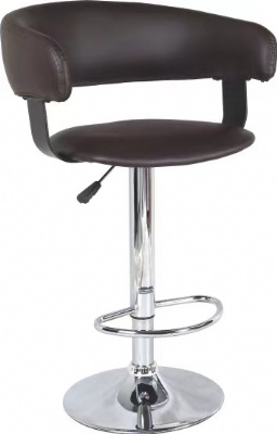 luxury metal swivel leg faux leather bar chair leather high top bar chairs