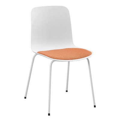 office metal leg plastic pp dining room modern dining chair